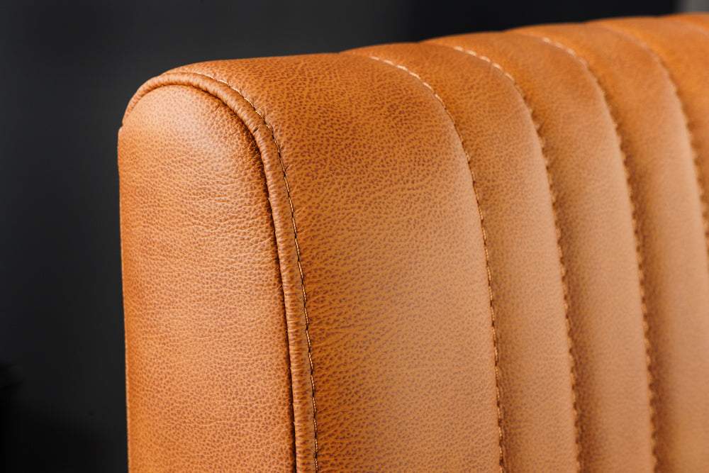 BIG ASTON barna bőr szék