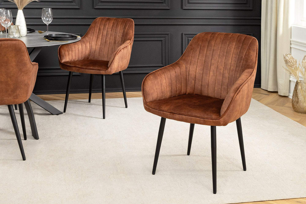 TURIN barna bársony szék