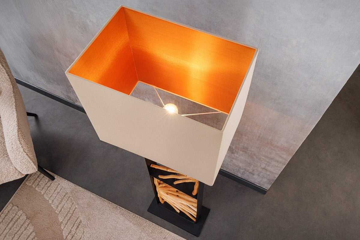 EUPHORIA bézs longánfa állólámpa