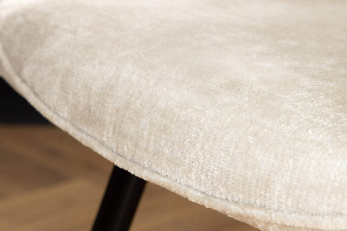 AVIGNON bézs polyester zsenília forgószék