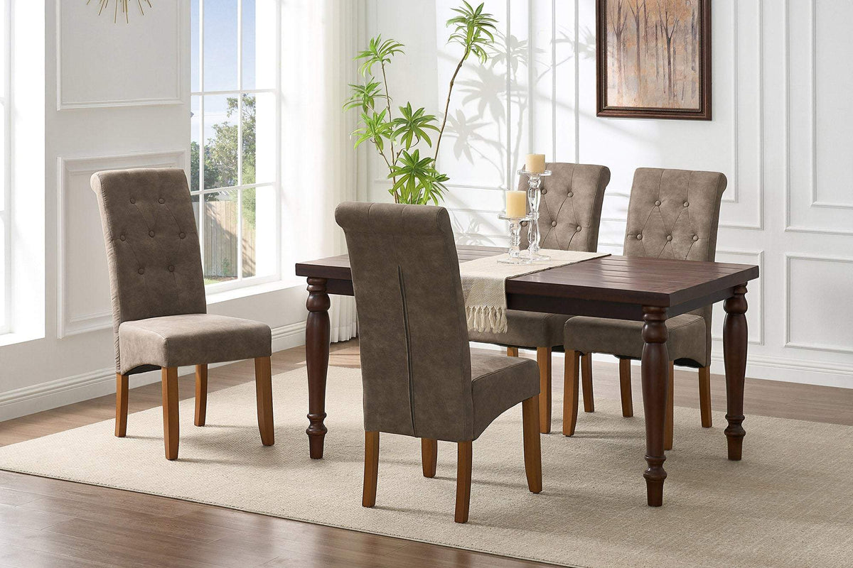 CASA taupe mikroszálas szék