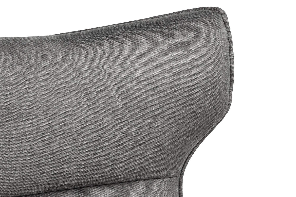 VOGUE szürke bársony fotel