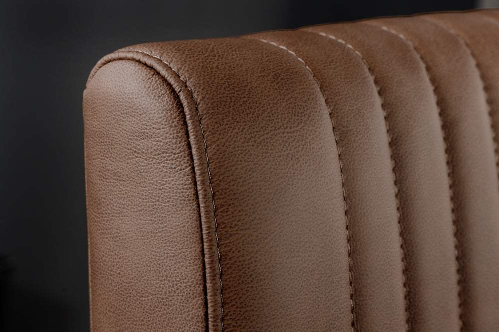 BIG ASTON sötétbarna bőr szék