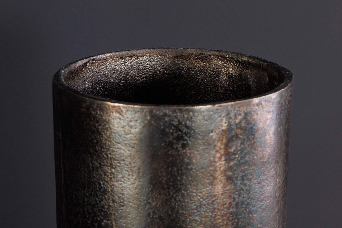 PRECIOUS fekete arany váza 50cm