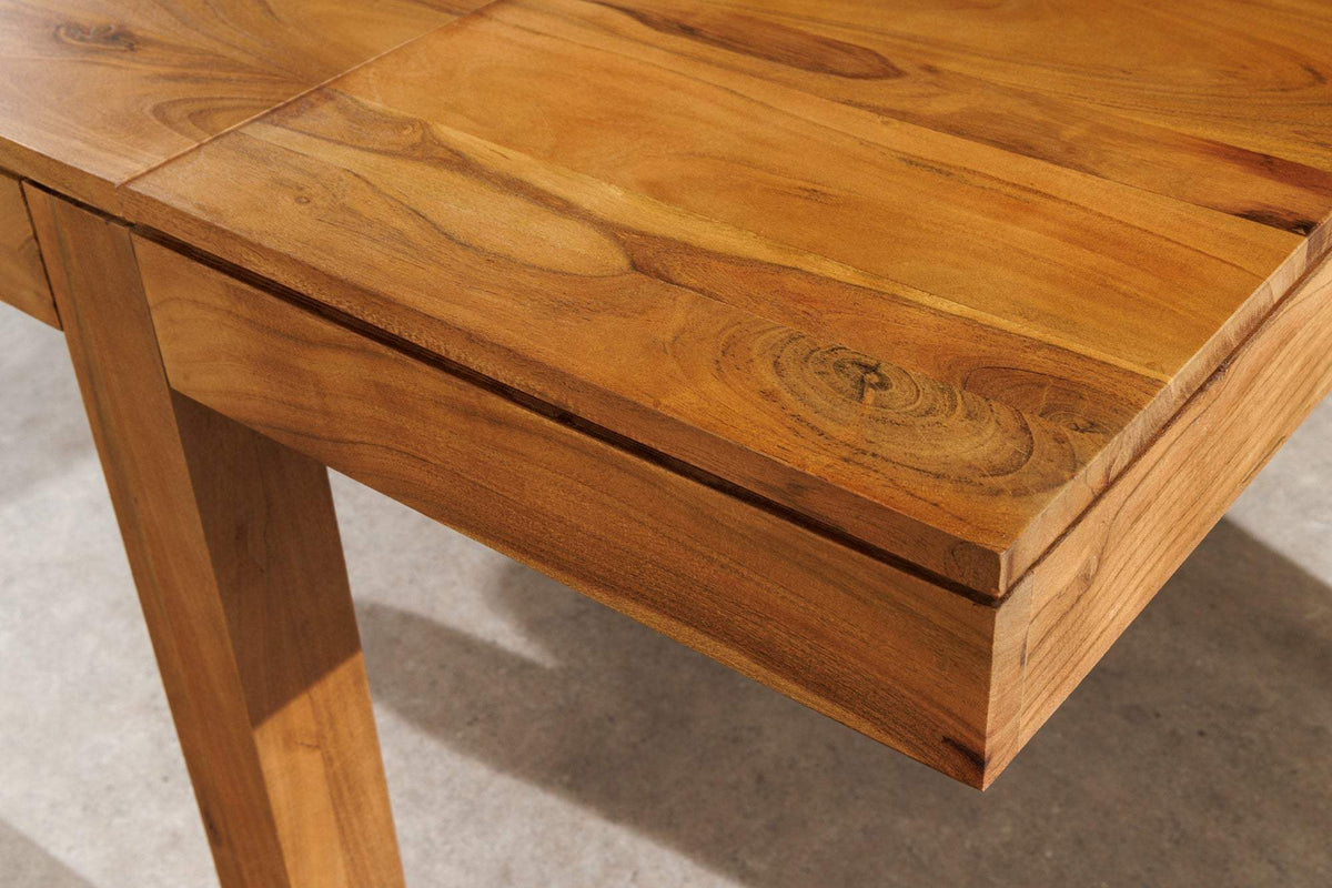 PURE barna fenyőfa étkezőasztal 120-200 cm