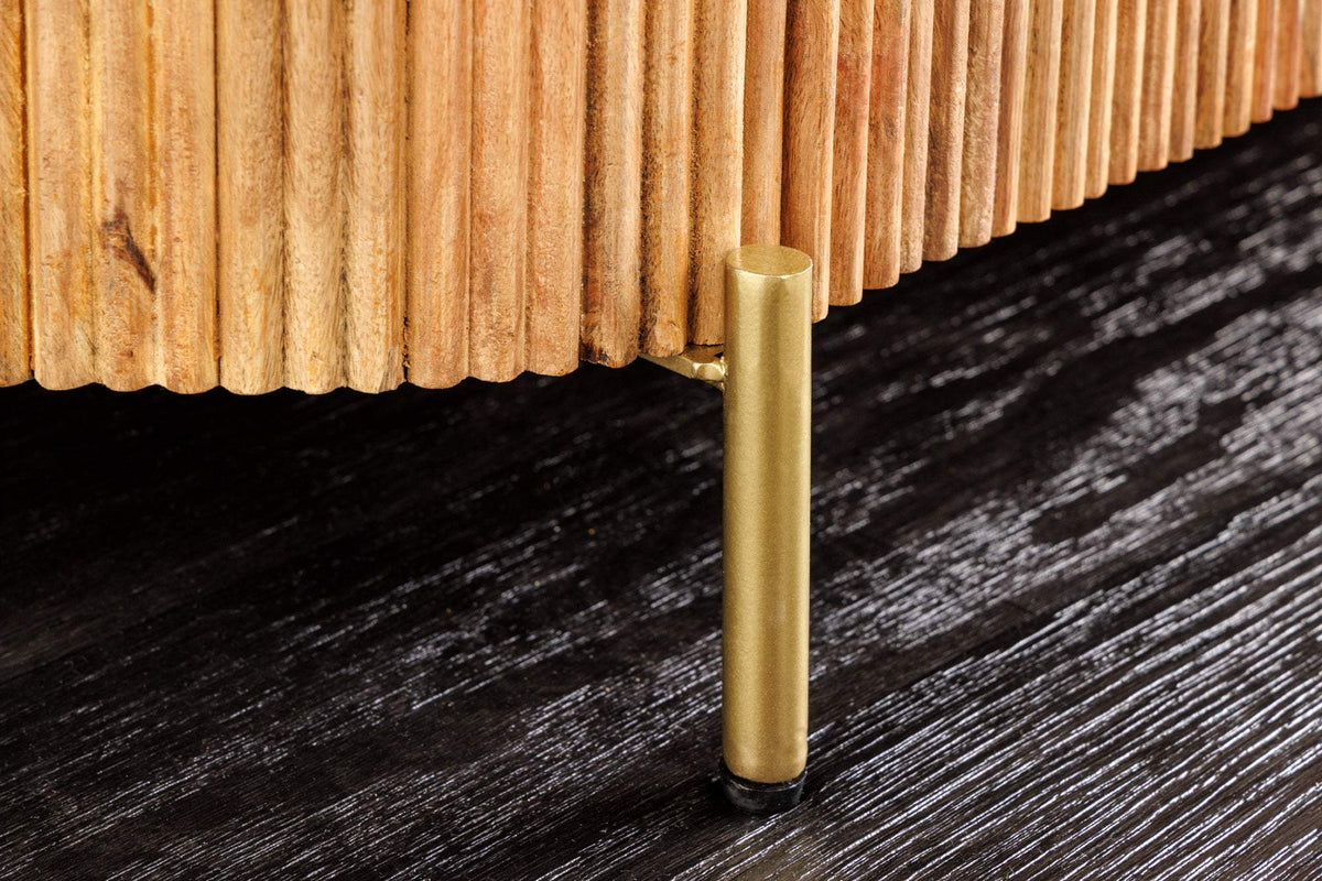 TRES CHIC fehér márvány tv szekrény