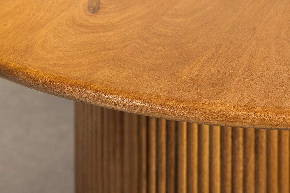 TRES CHIC barna mangófa étkezőasztal 120 cm