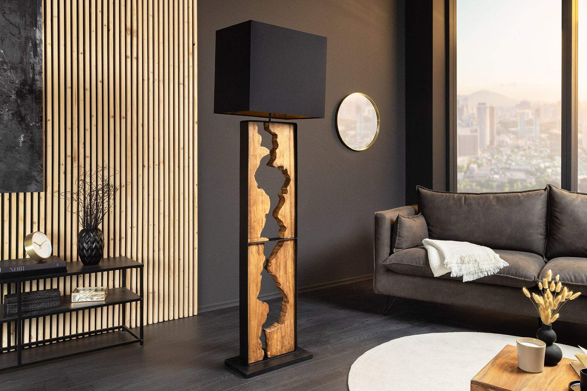 DESIGNED BY NATURE bézs esőfa állólámpa