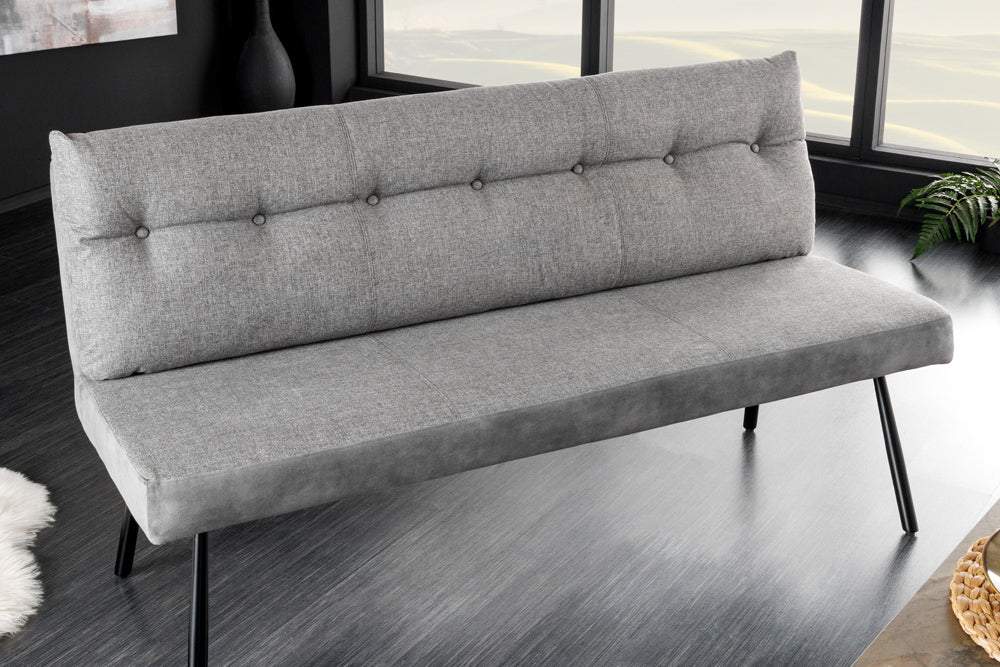 BIG GEORGE szürke szövet ülőpad