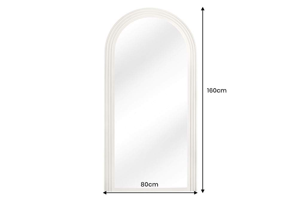 ART DECO fehér tükör falitükör