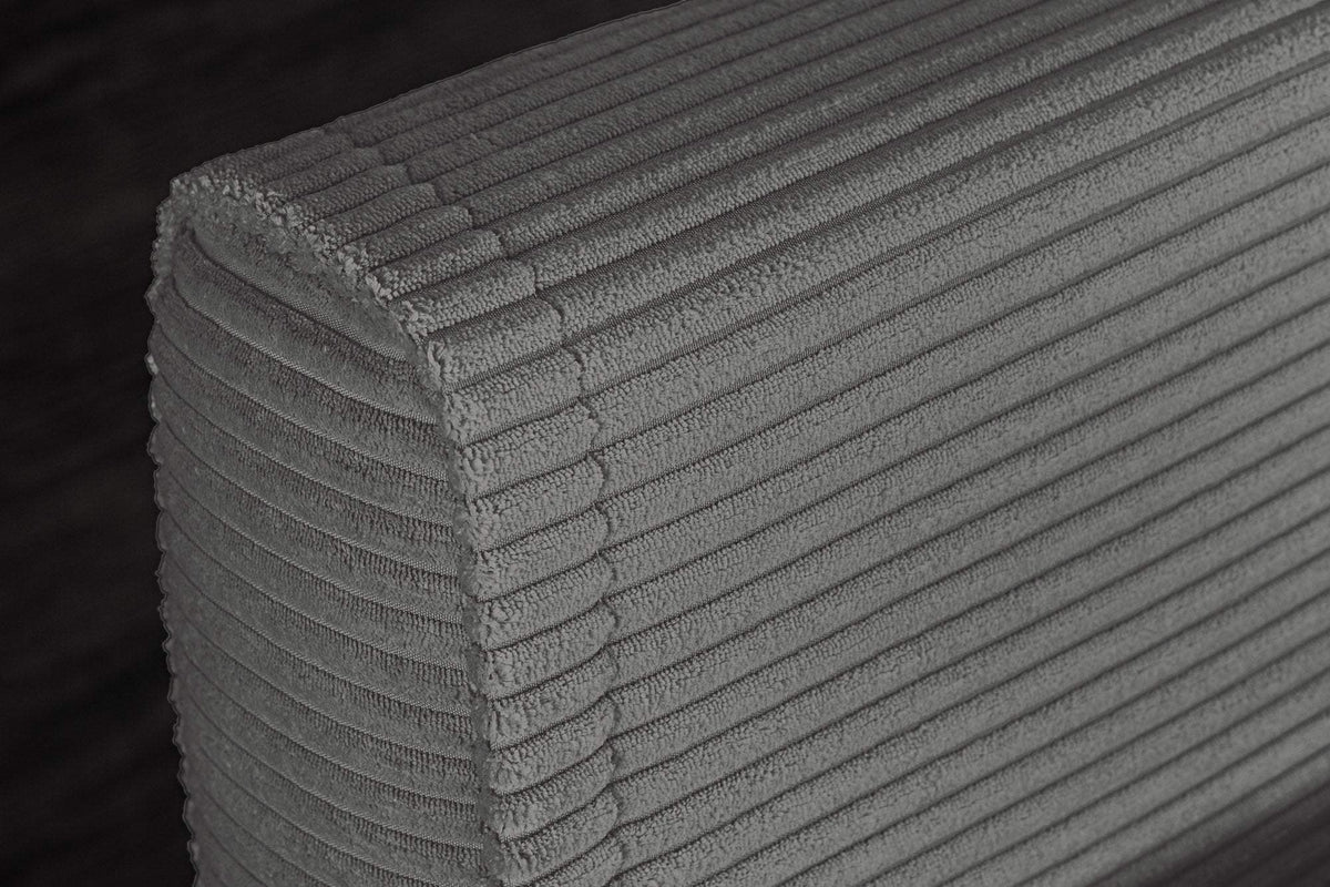 SMART MULTIFUNCTION szürke kordbársony fotelágy 140 cm