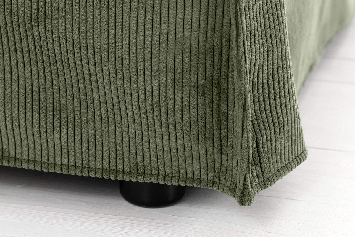 HEAVEN zöld kordbársony kanapé