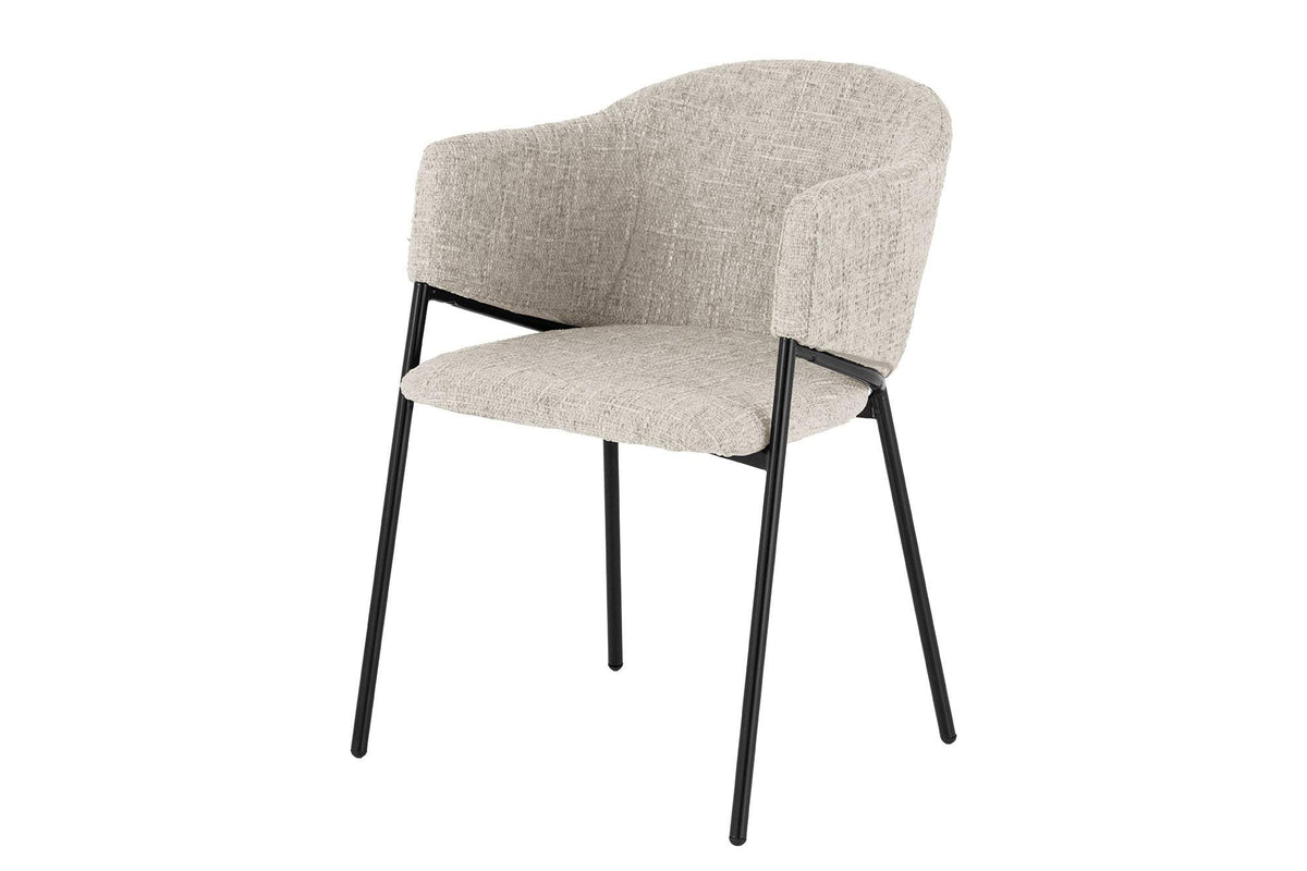 NOBLESSE bézs szövet szék