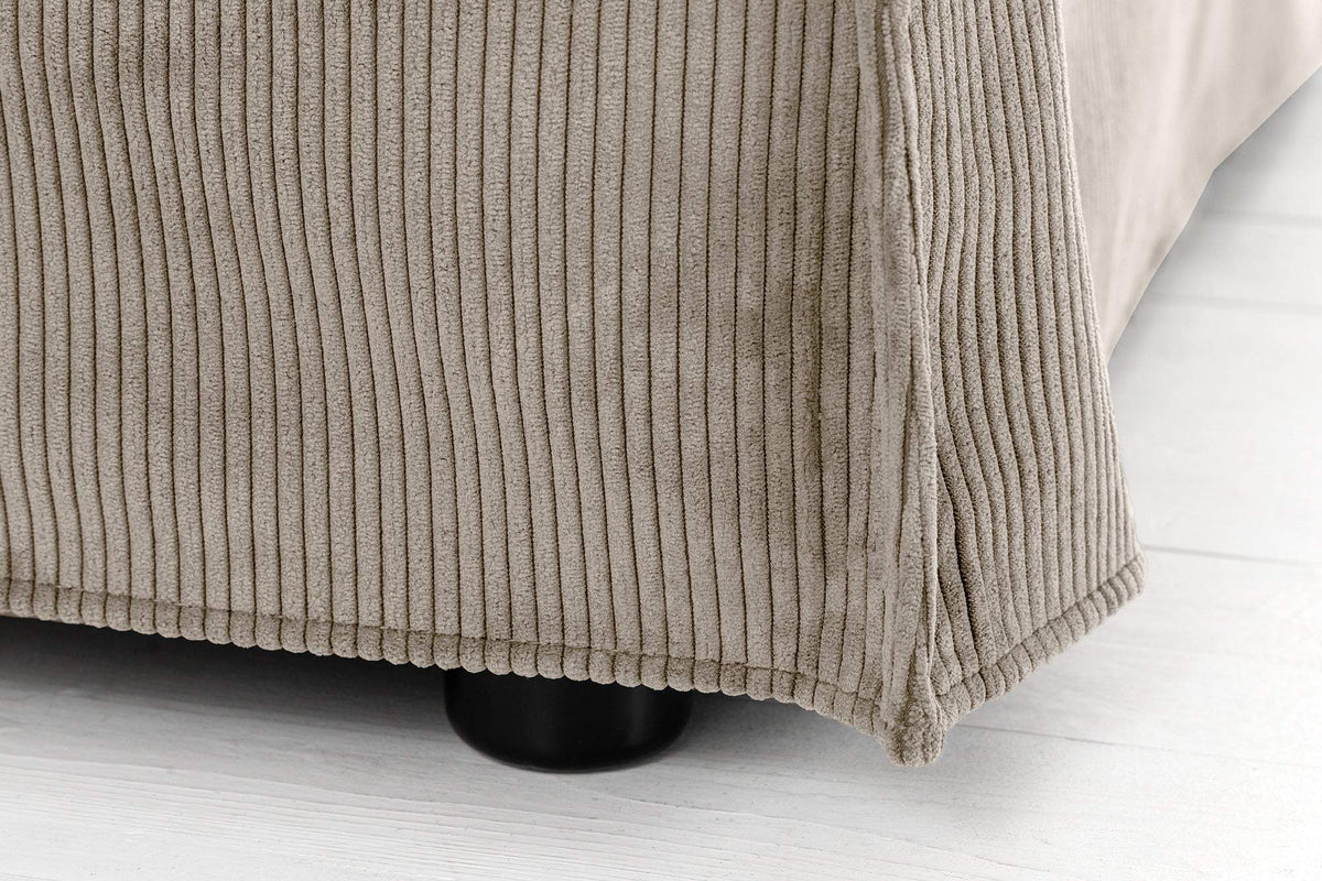 HEAVEN szürkésbarna kordbársony kanapé