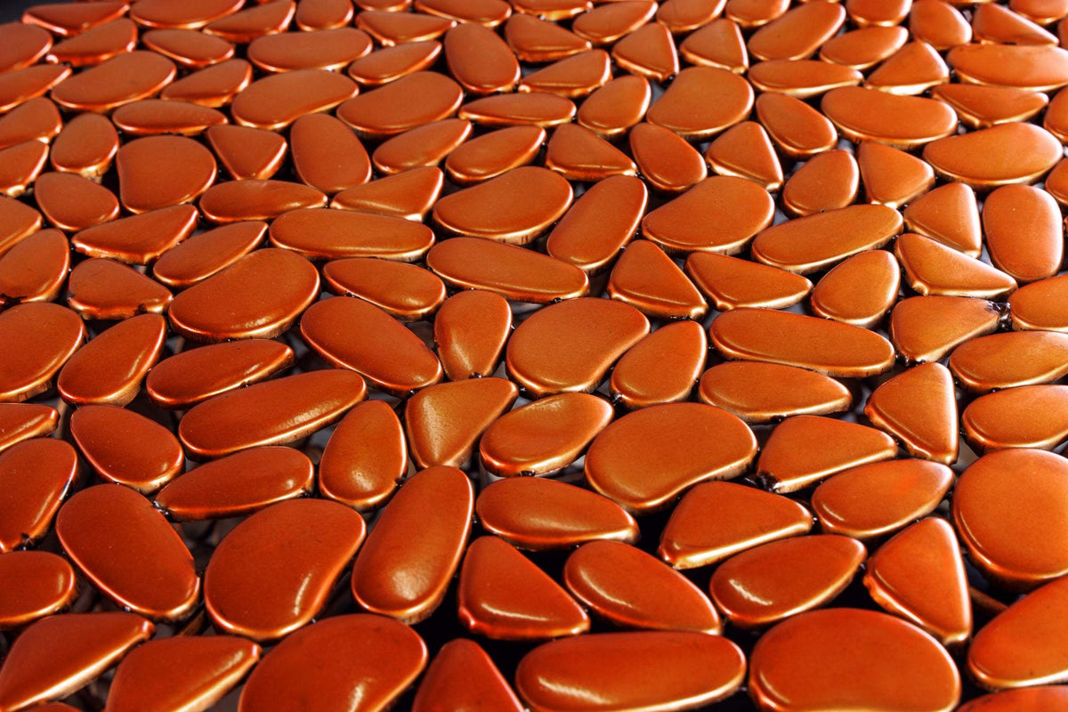 STONE MOSAIC bronz alumínium dohányzóasztal