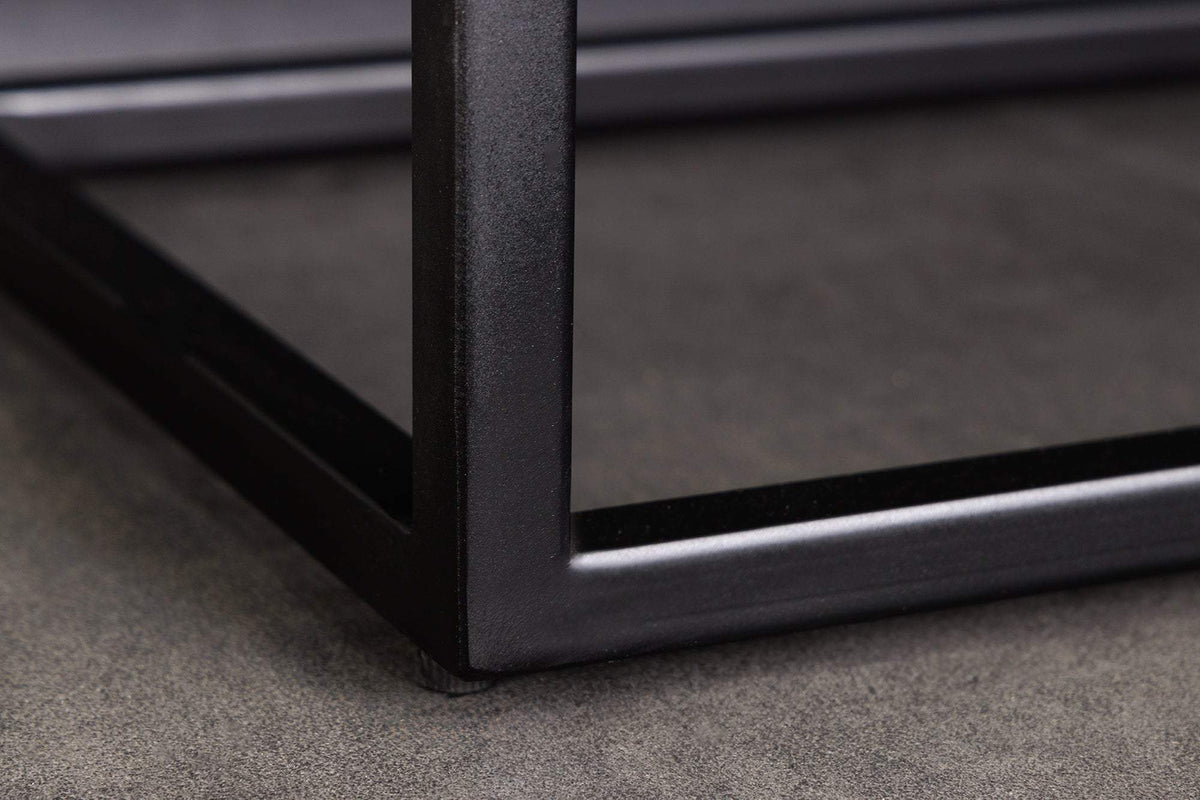 LINE ART barna mangófa tálalószekrény