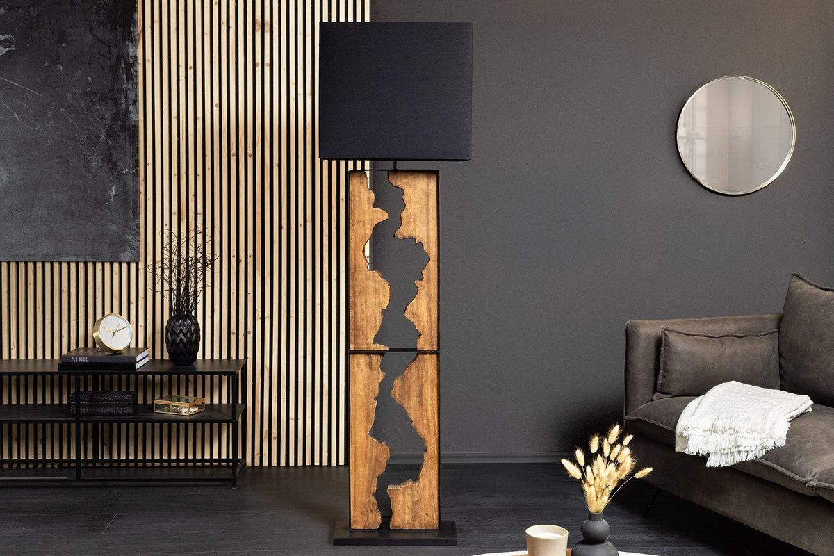 DESIGNED BY NATURE bézs esőfa állólámpa