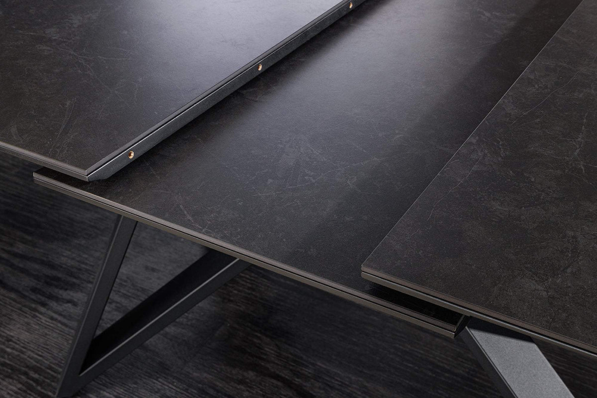 ATLAS szürke kerámia étkezőasztal 160-200 cm