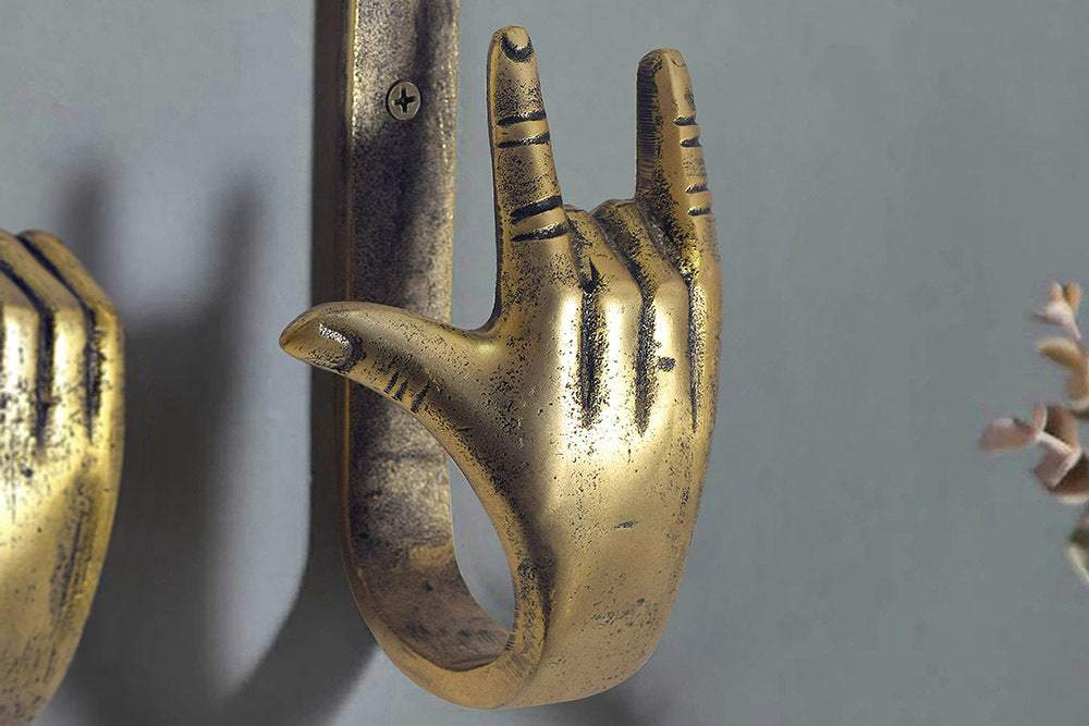 FINGERS arany alumínium akasztó