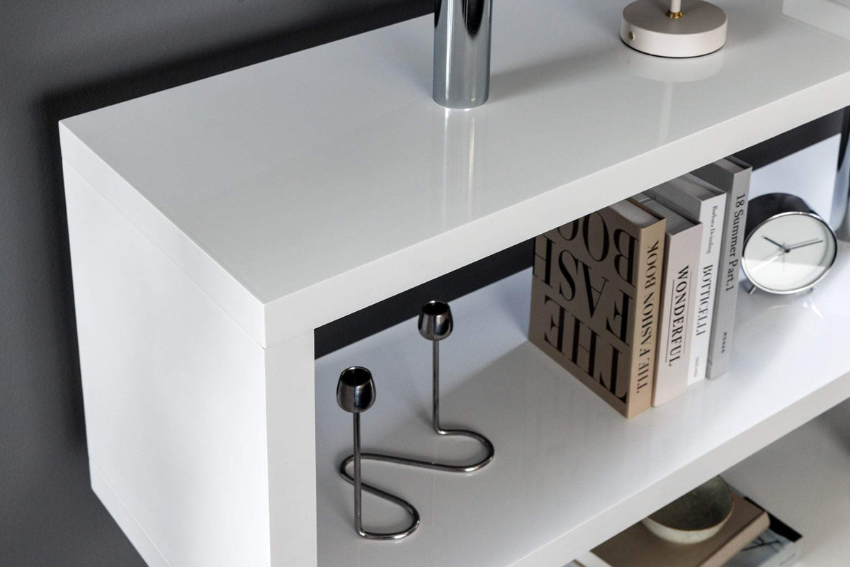 SNAKE fehér mdf polc