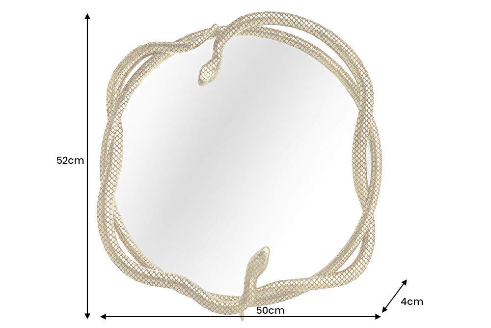 SNAKE L arany tükör falitükör