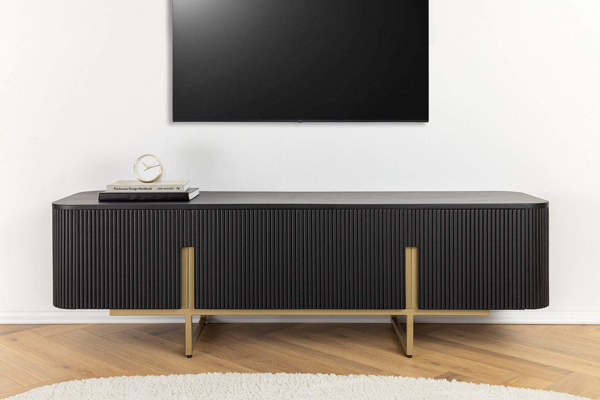 GATSBY fekete mangófa tv szekrény