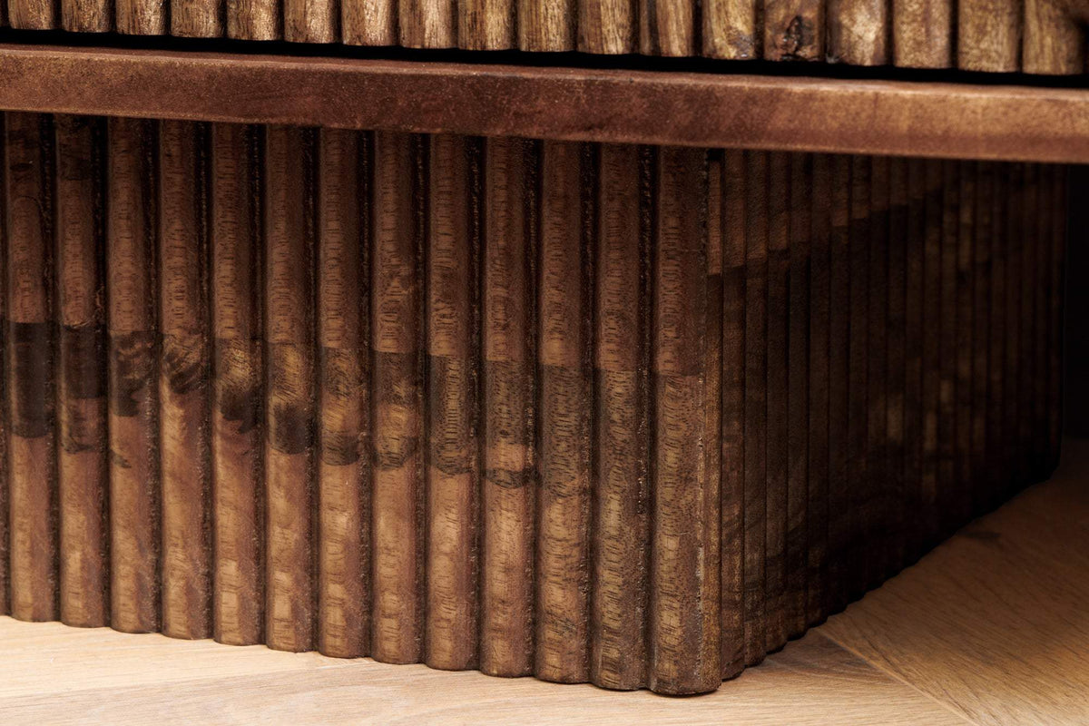 TV ART DECO barna mangófa tv szekrény 200 cm