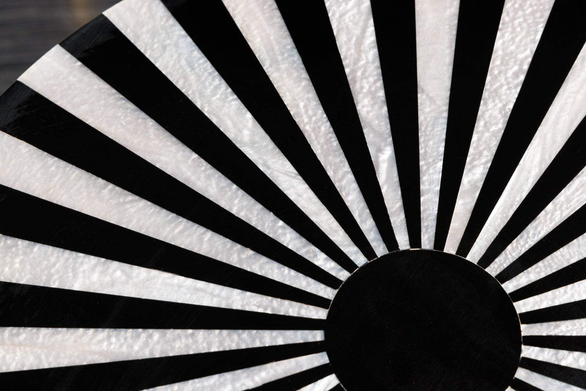 HARMONY NATURE fekete műgyanta lerakóasztal