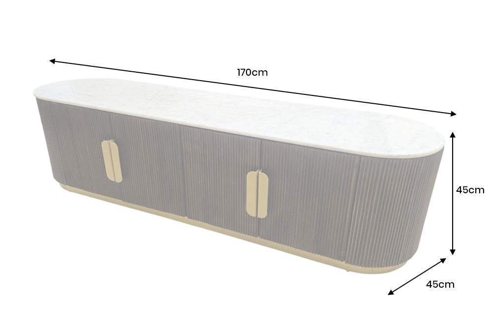 GATSBY barna mangófa tv szekrény