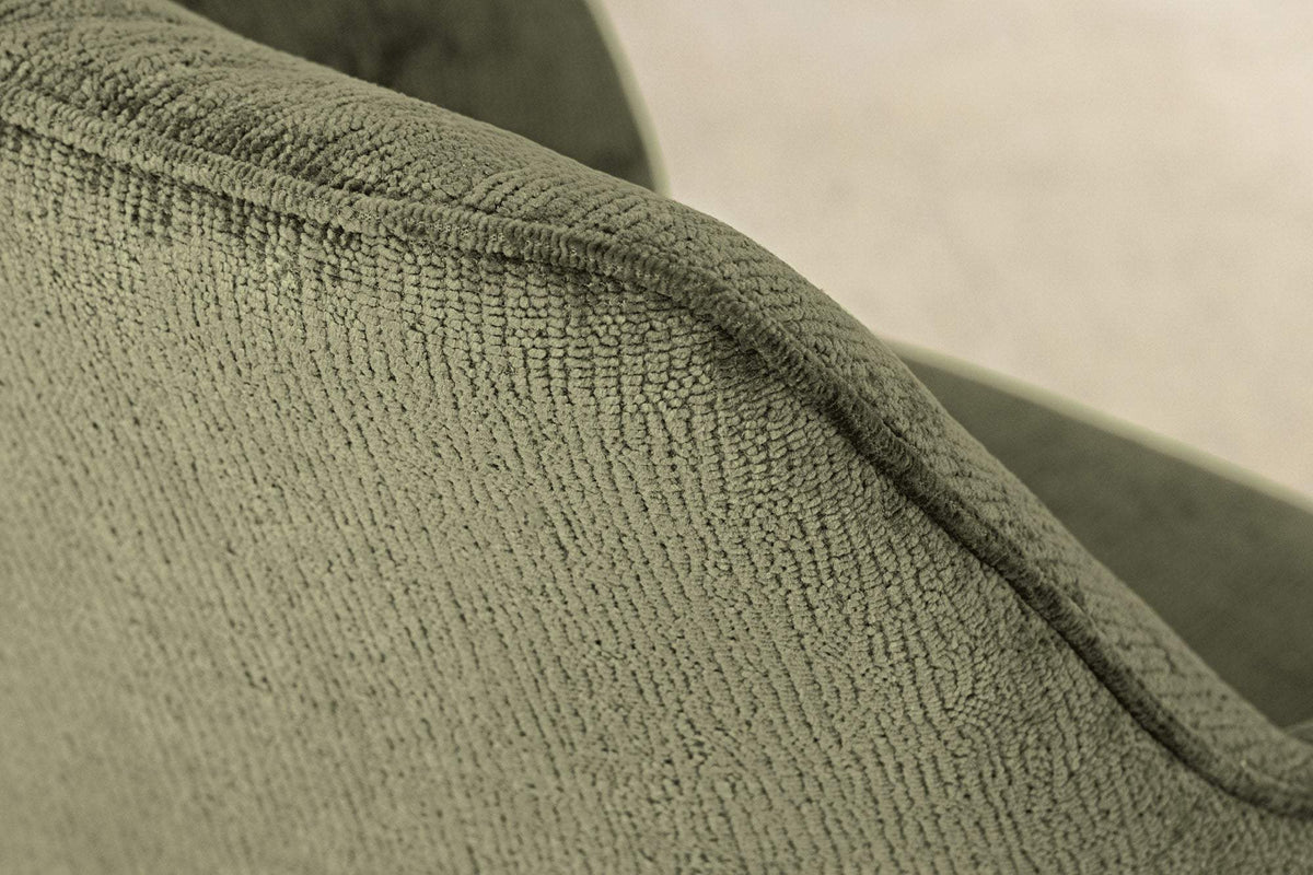 AVIGNON zöld polyester zsenília forgószék