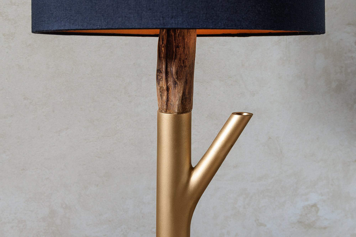 JEWELRY arany fa asztali lámpa