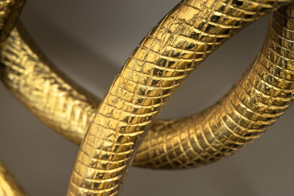 WILDLIFE SNAKE fekete márvány konzolasztal