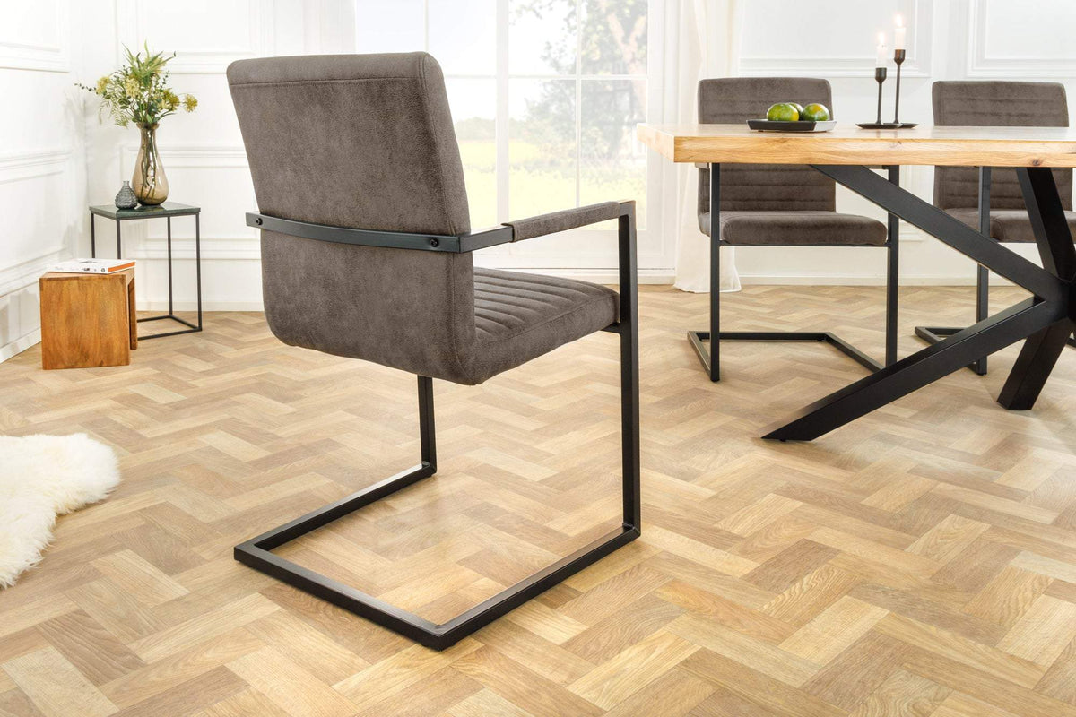 LOFT taupe mikroszálas szék