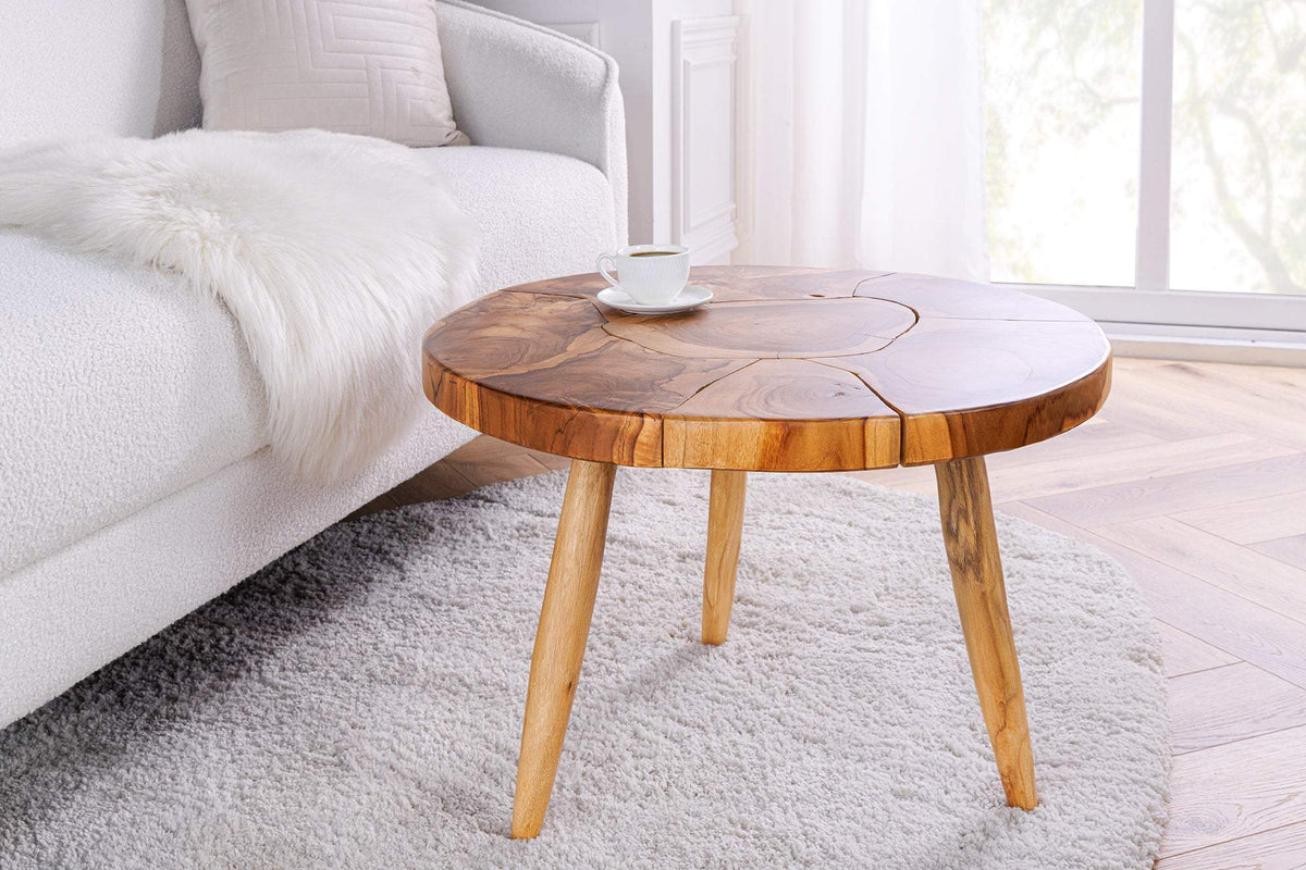 MOSAIK barna tikfa dohányzóasztal