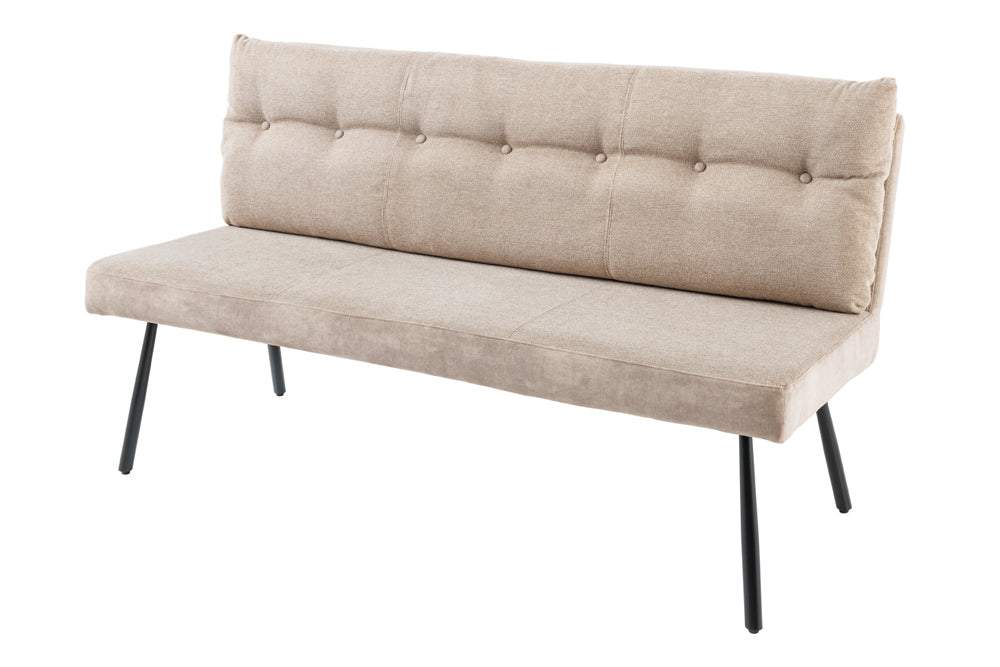 BIG GEORGE bézs szövet ülőpad