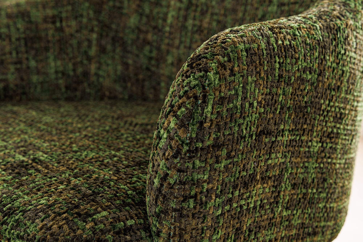 EXTRAVAGANCIA zöld polyester zsenília szék