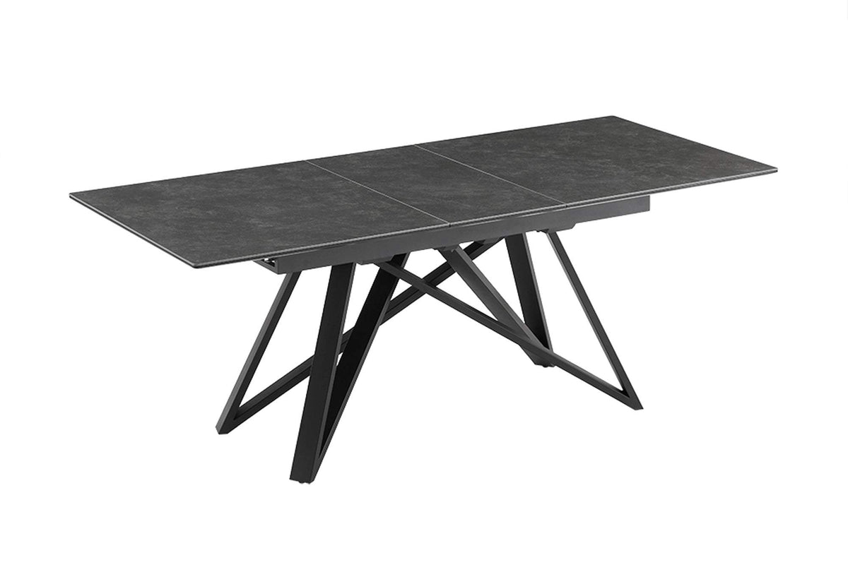 ATLAS szürke kerámia étkezőasztal 160-200 cm
