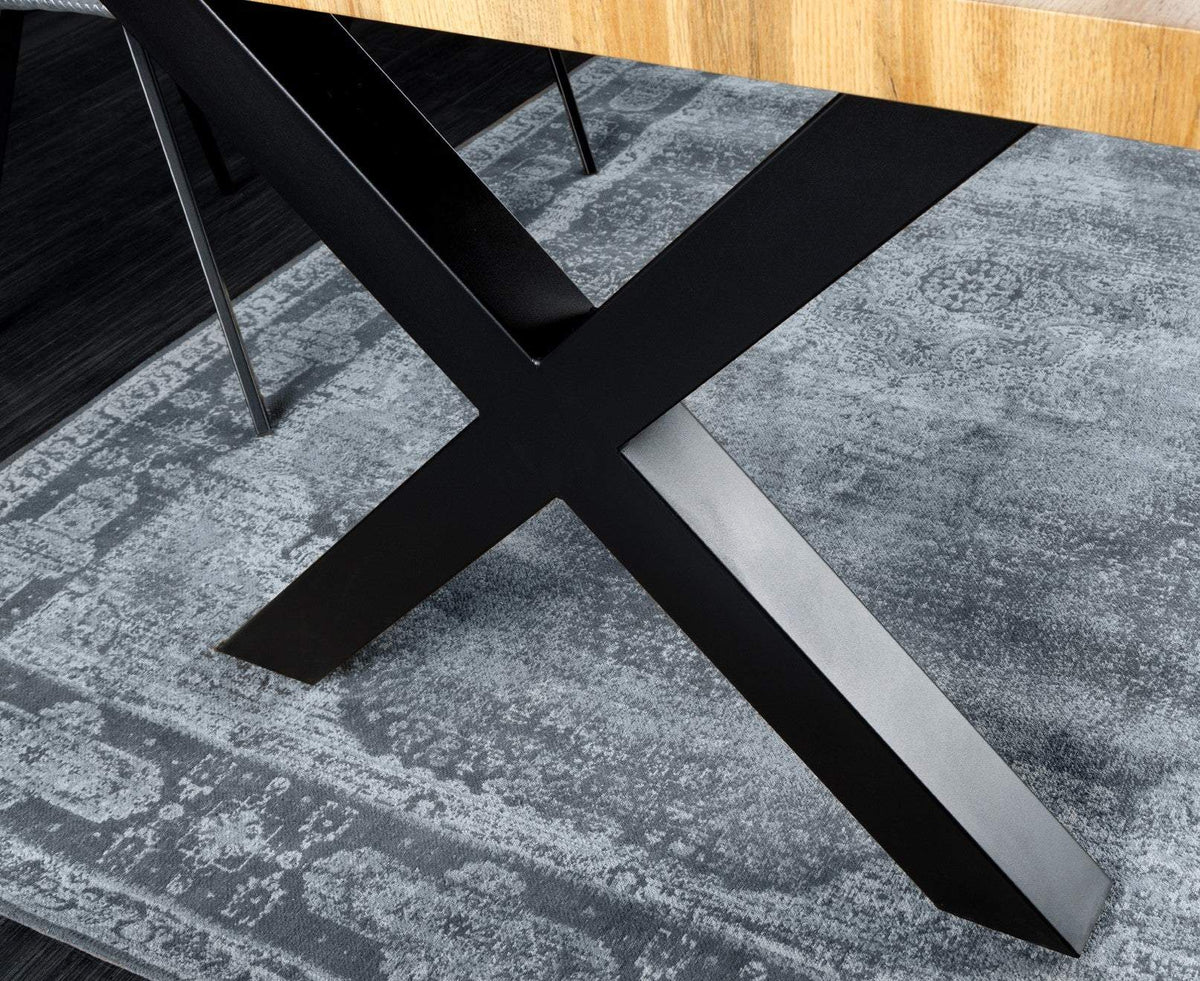 WILD barna tölgyhatású étkezőasztal 160cm