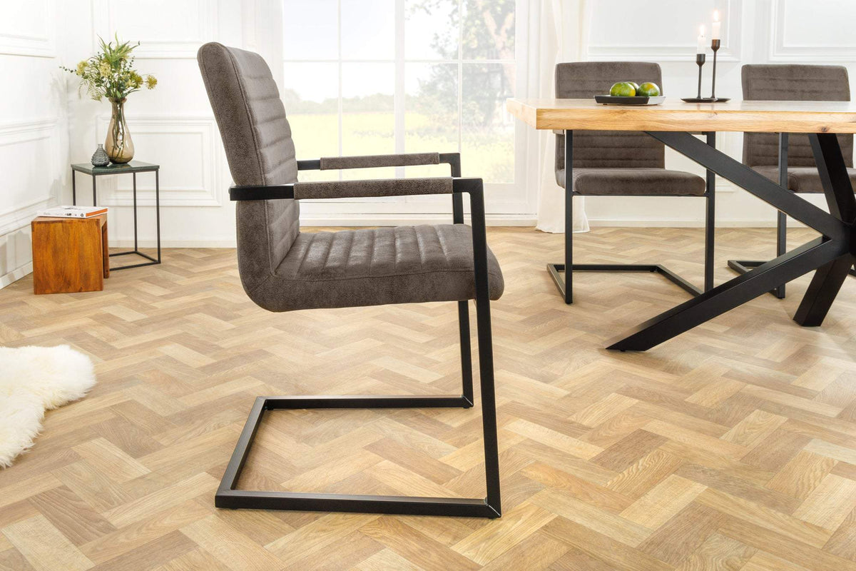 LOFT taupe mikroszálas szék