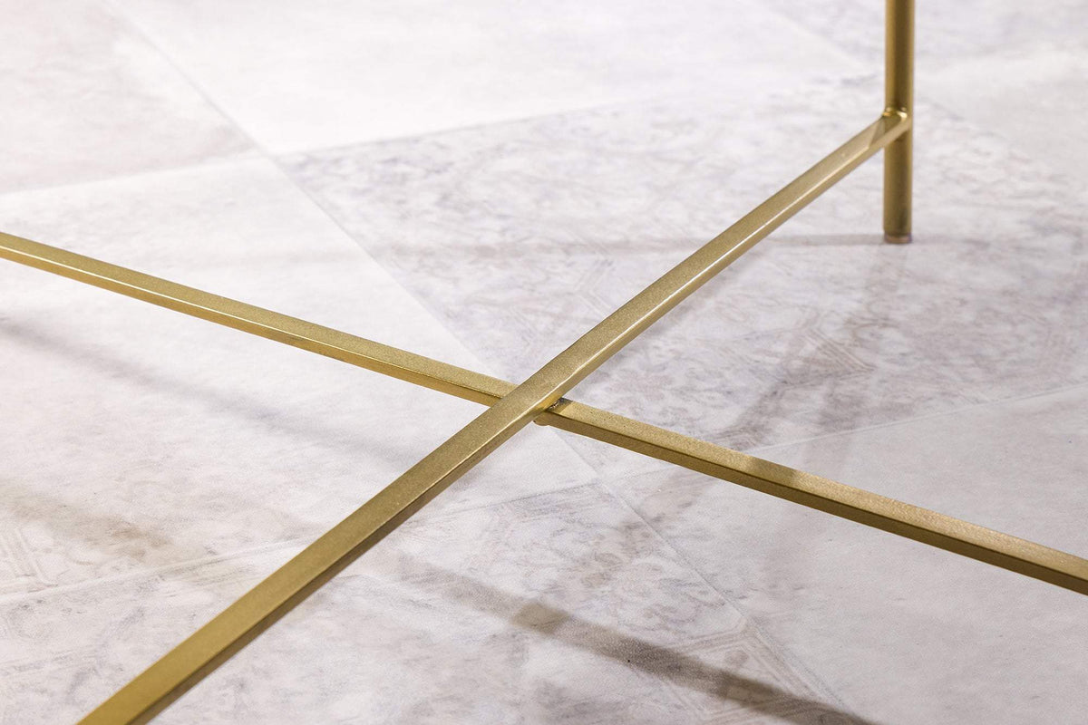 ORIENT sárgaréz dohányzóasztal levehető tálca