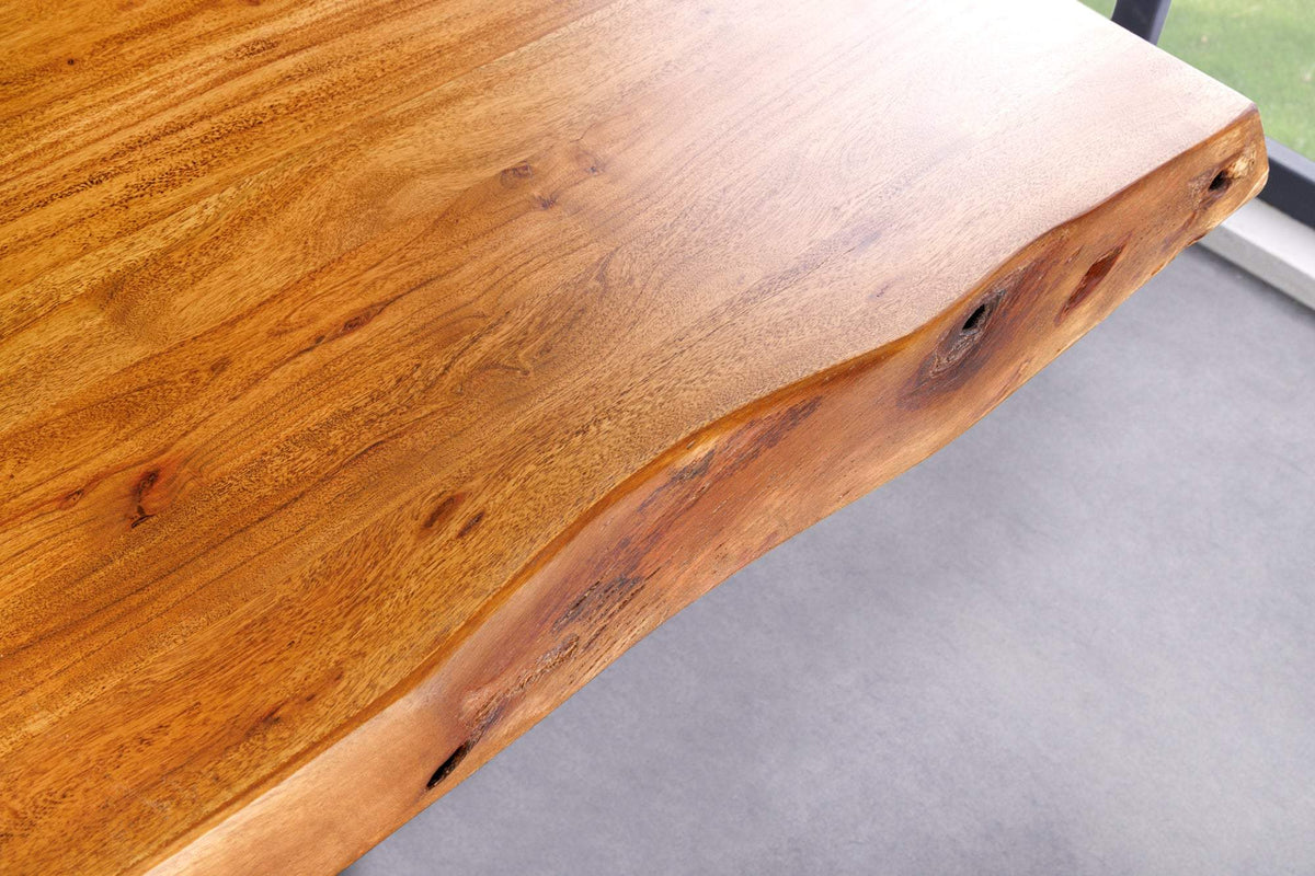 MAMMUT barna akácfa étkezőasztal 200 cm