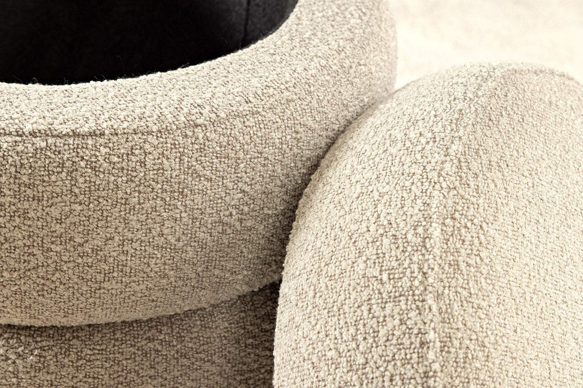 VOQUE taupe buklé lábtartó