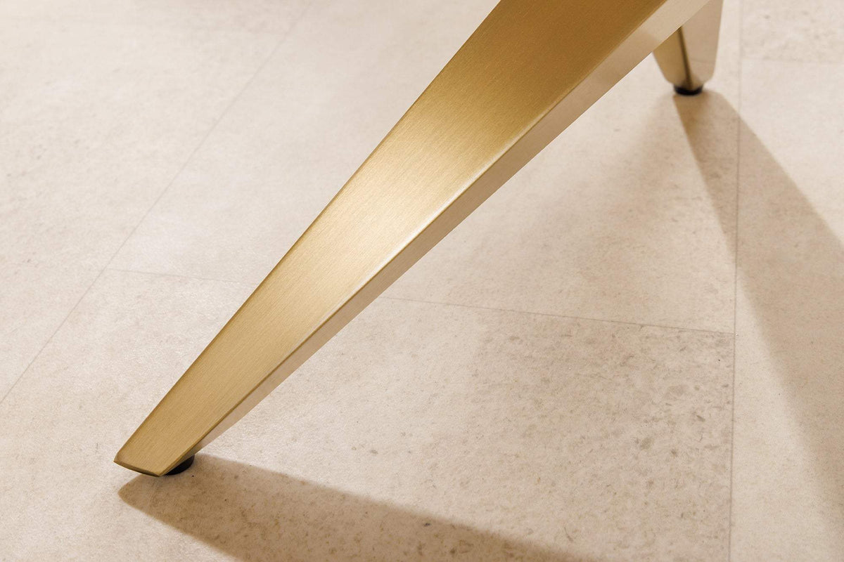 ART LIVING fehér kerámia dohányzóasztal