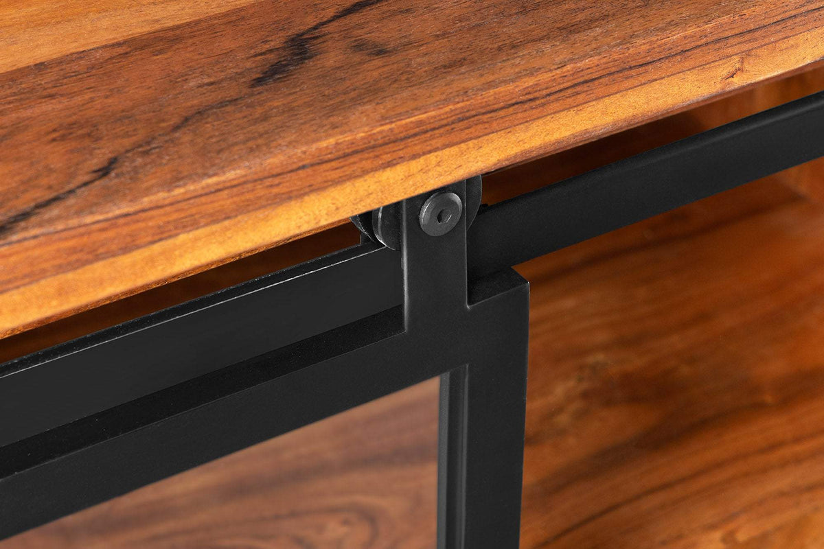 HERITAGE barna akácfa vitrin 160 cm