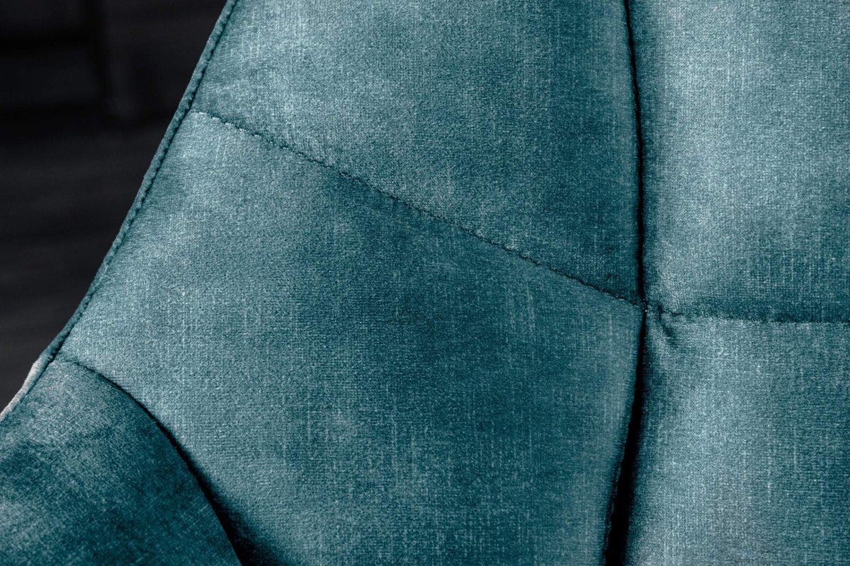 PAPILLON türkiz bársony ülőpad 165cm