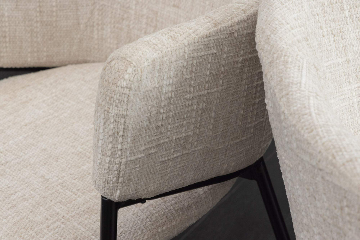 NOBLESSE bézs szövet szék