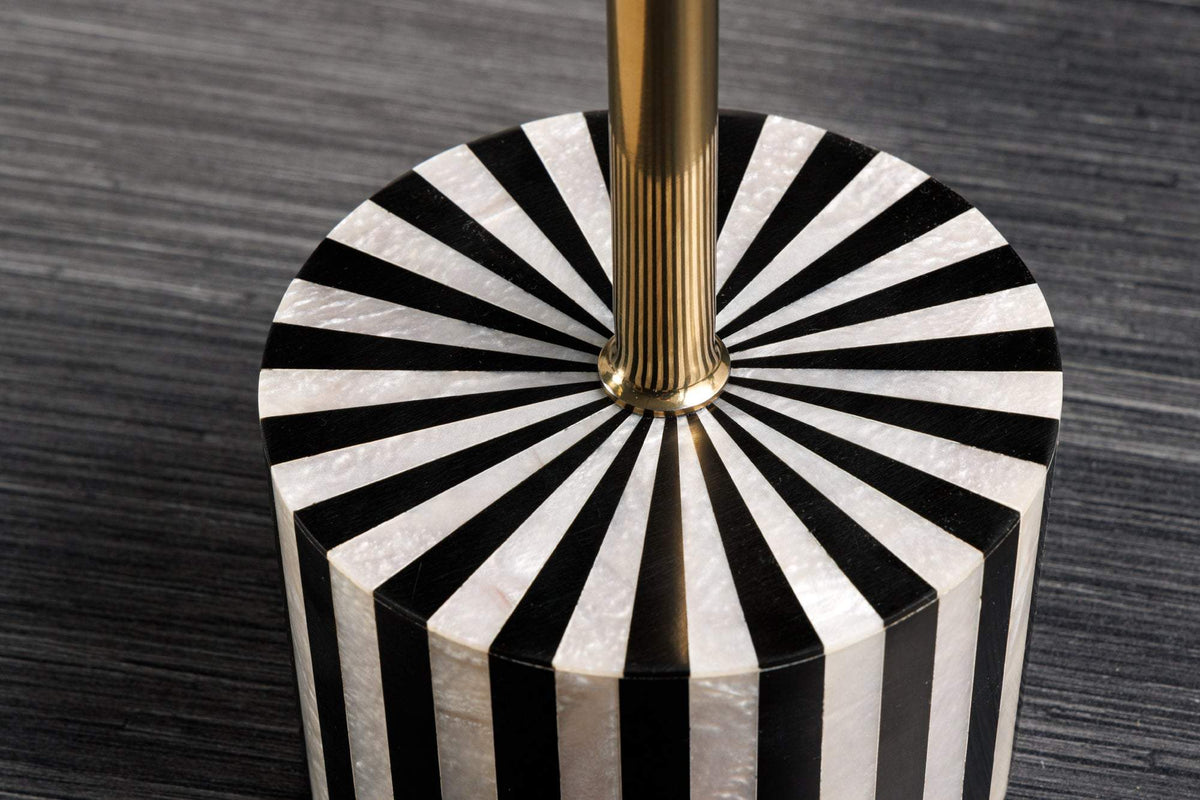 HARMONY NATURE fekete műgyanta lerakóasztal