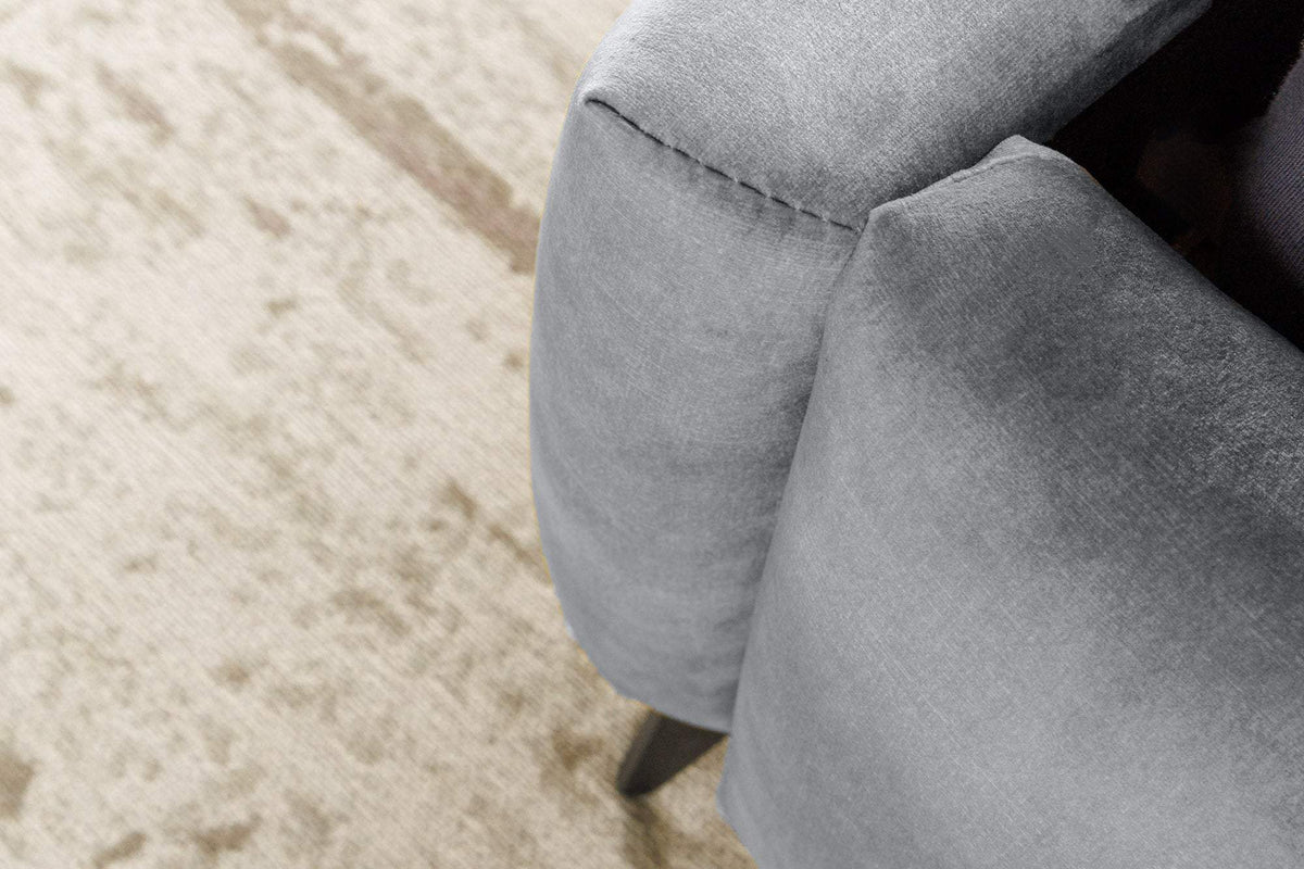 AMSTERDAM szürke bársony ágy 160x200 cm