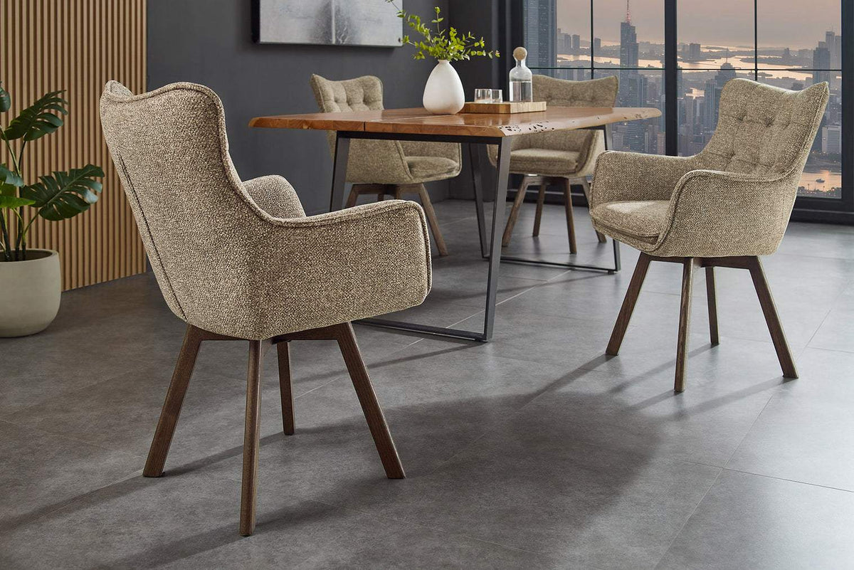 THOR taupe szövet forgószék