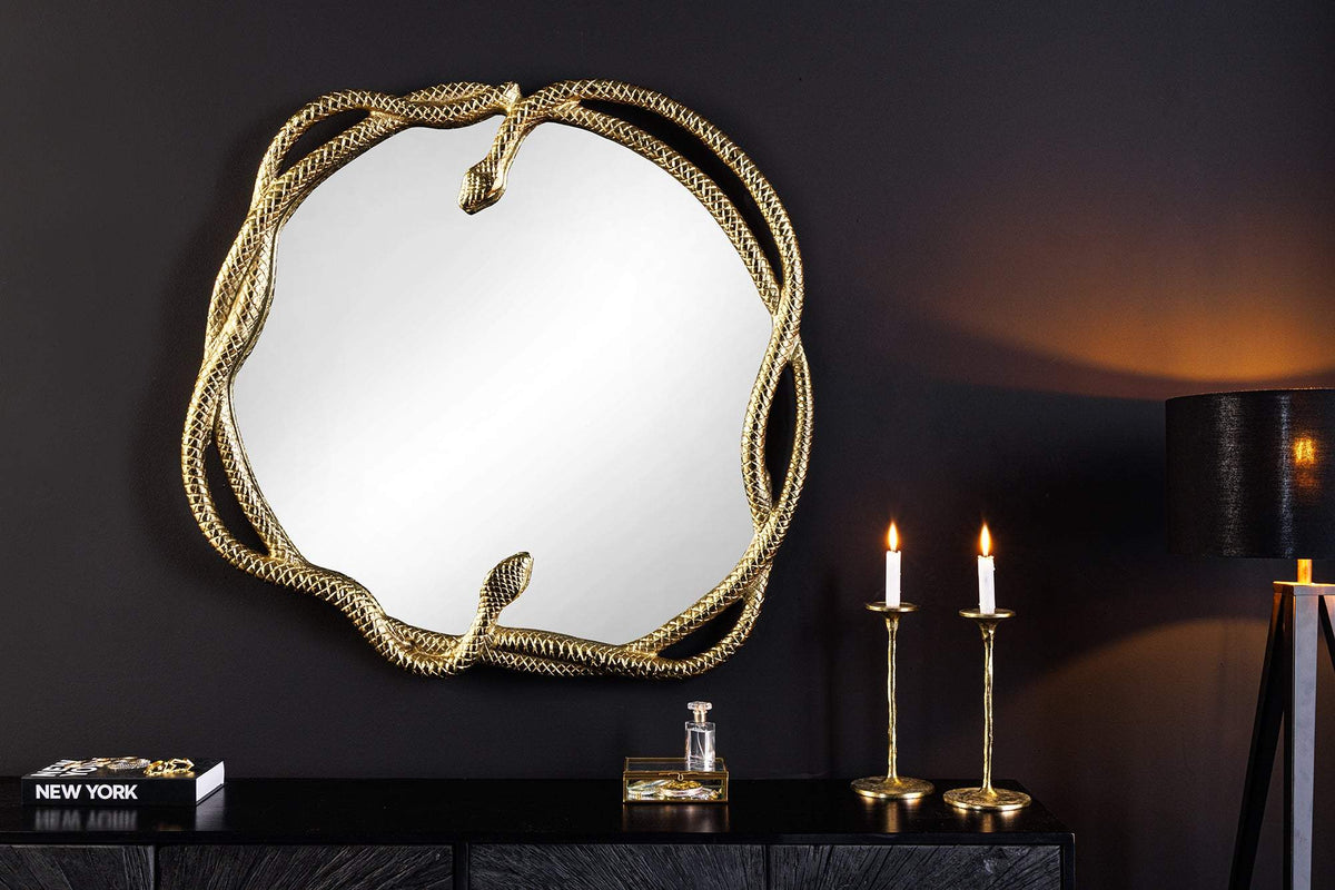 SNAKE L arany tükör falitükör